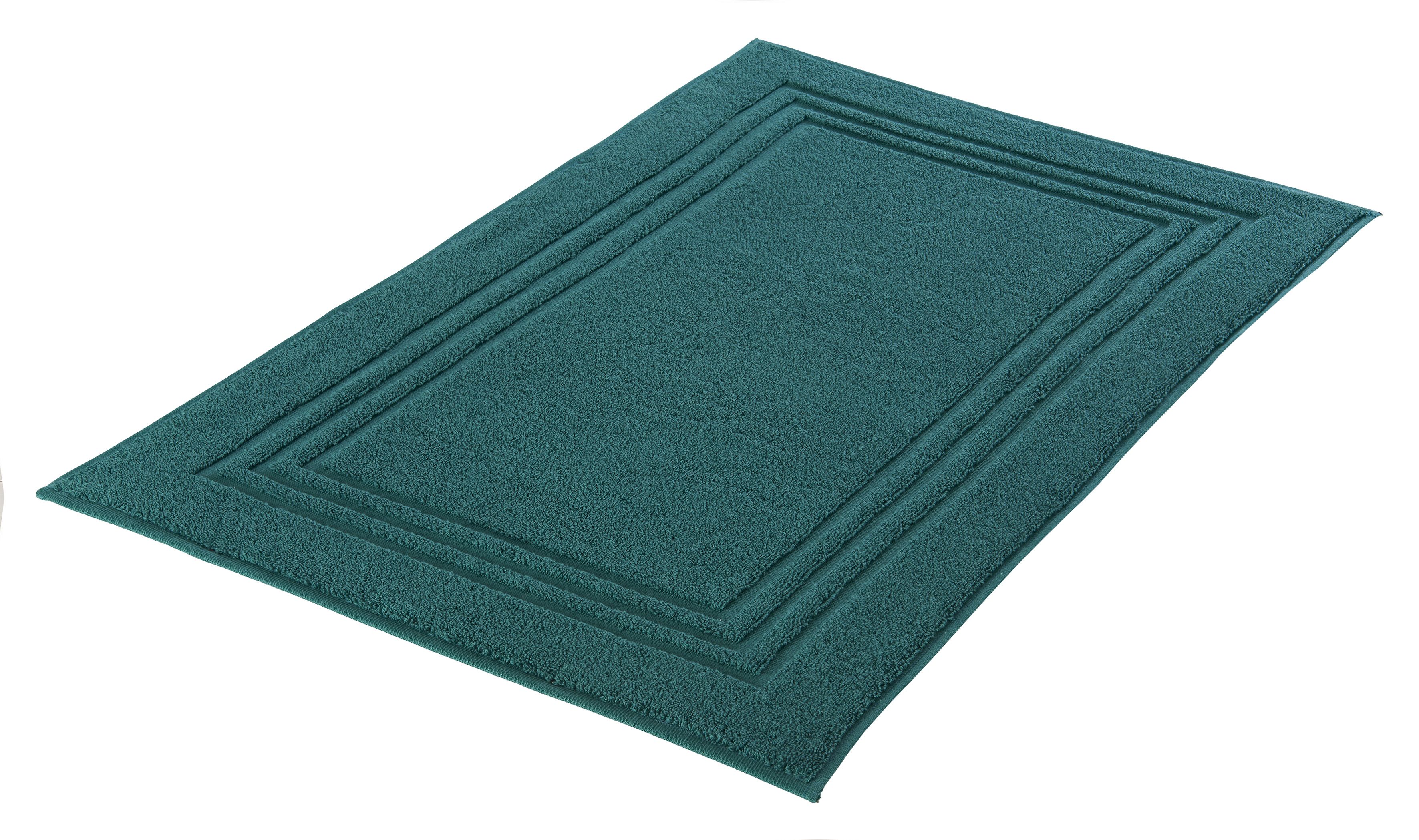 Kleine Wolke Lodge alfombrilla para baño 80x50 cm rectangular azul 3009683207