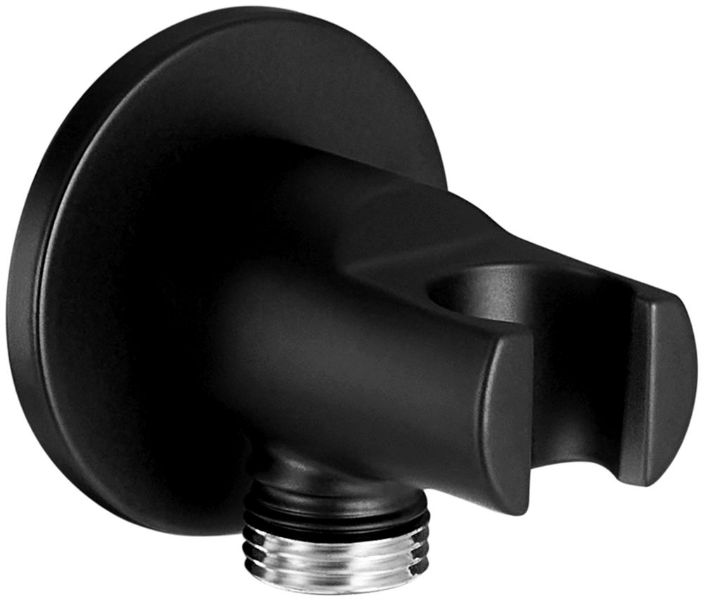 Roca conector angular con soporte negro A5B5250NB0