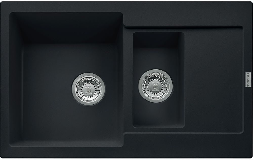 Franke Maris fregadero de granito 78x50 cm negro 114.0675.991