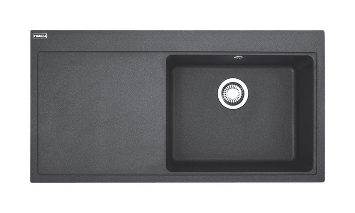 Franke Mythos fregadero de granito 100x51.5 cm gris/grafito/ónix 114.0675.940