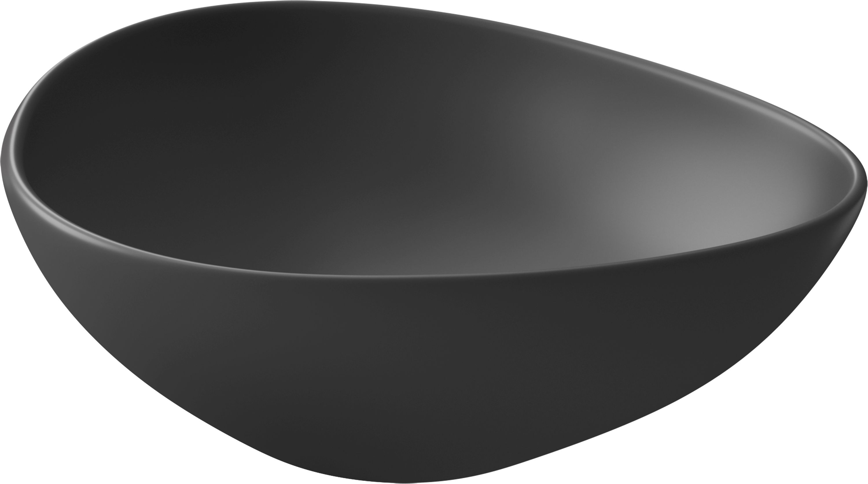 Cersanit Moduo lavabo 44x35.5 cm sobre encimera antracita K116-105