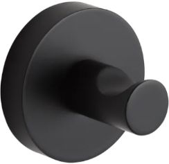 Stella Classic toallero negro 07.312-B