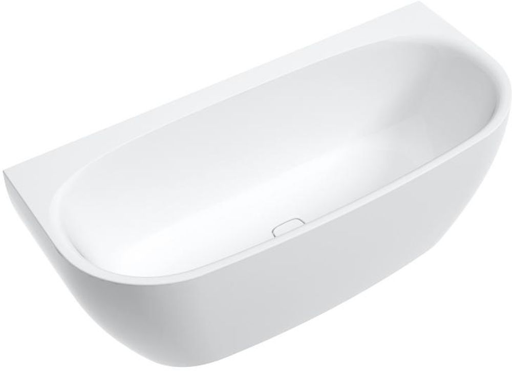 Hoesch iSensi bañera de pared 170x75 cm oval blanco 3884010