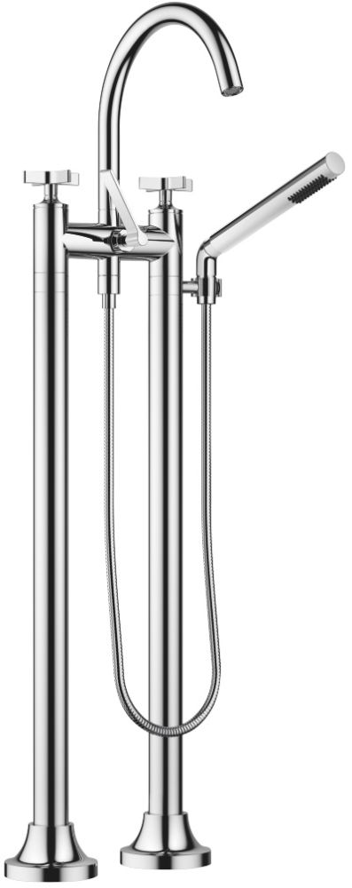 Dornbracht Vaia grifo de bañera y ducha en suelo cromo 25943809-00