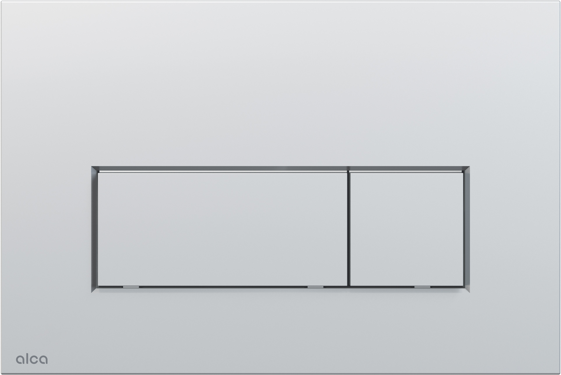 Alca Thin botón de descarga para WC cromo mate M572