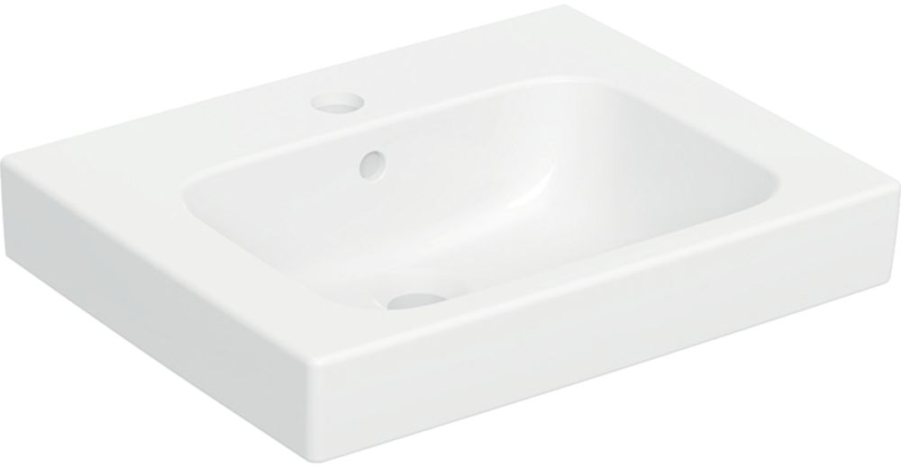 Geberit Modo lavabo 50x40 cm rectangular para mueble blanco brillante 502.831.00.1