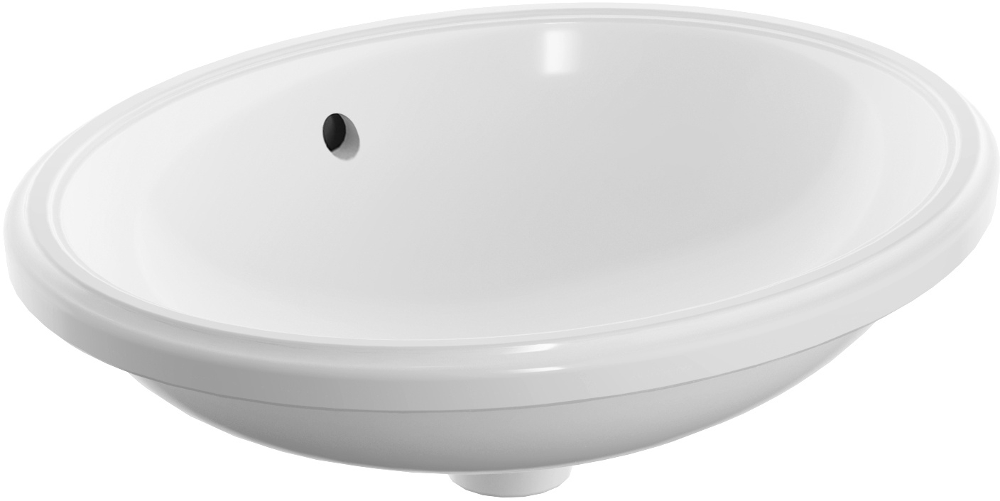 Geberit Variform lavabo 50x40 cm oval bajo encimera blanco 500.752.00.2