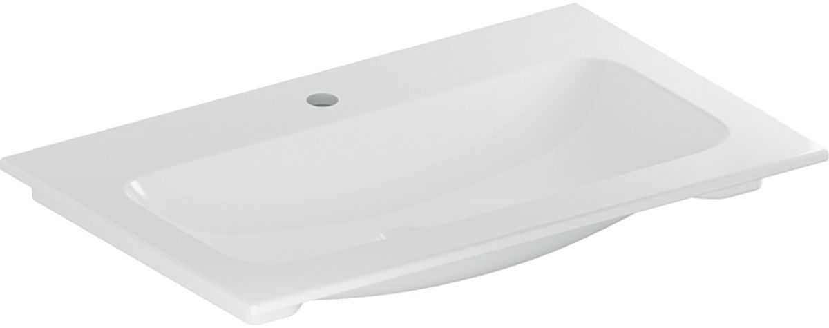 Geberit iCon lavabo 75x48 cm rectangular para mueble blanco 501.844.00.2