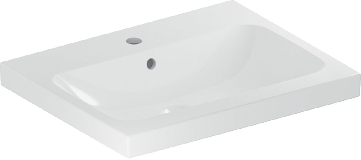 Geberit iCon lavabo 60x48 cm rectangular para mueble blanco 501.834.00.2