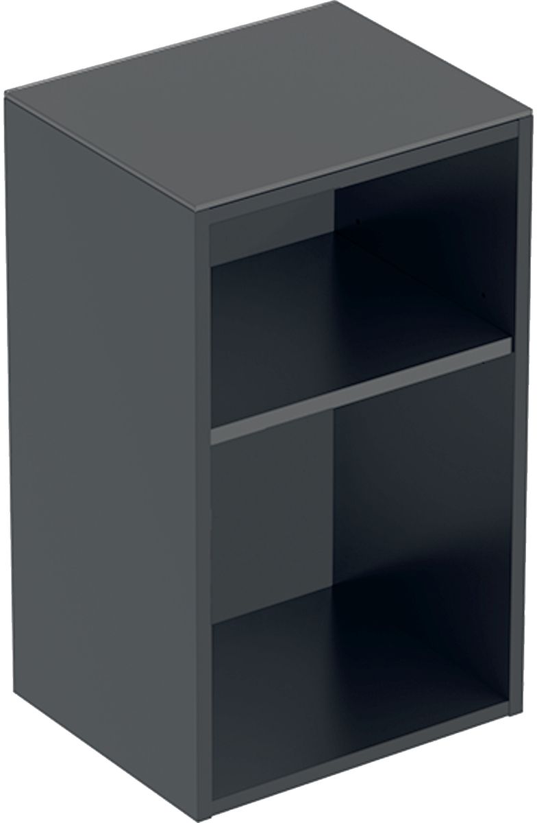 Geberit Smyle Square armario 36x29.9x60 cm suspendido, lateral negro 500.358.JK.1