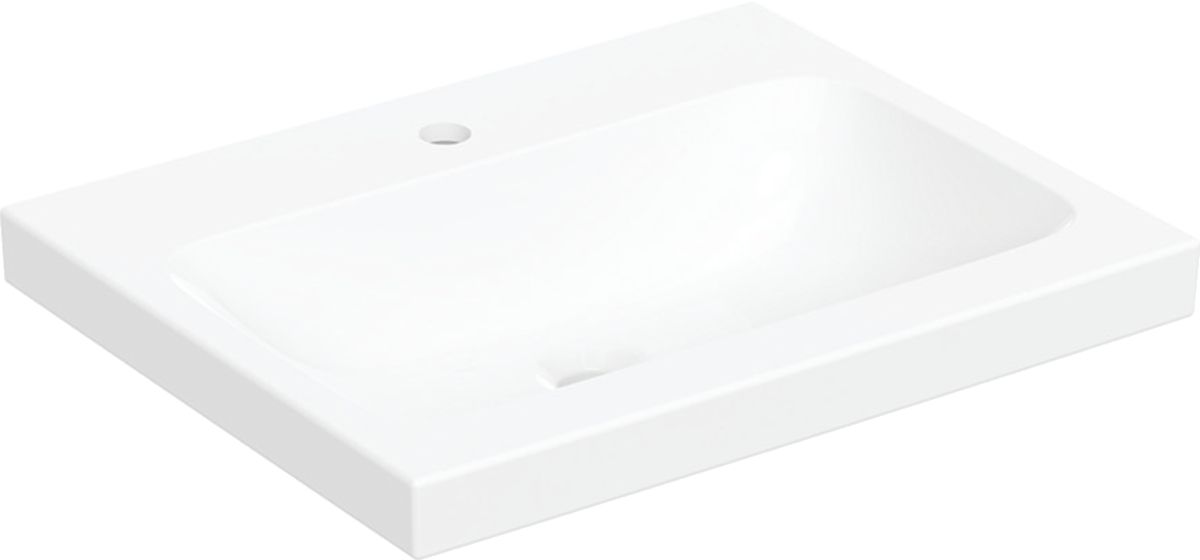 Geberit iCon lavabo 60x48 cm rectangular sobre encimera blanco 501.847.00.6