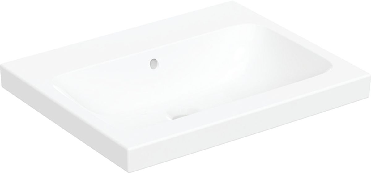 Geberit iCon lavabo 60x48 cm rectangular sobre encimera blanco 501.847.00.4