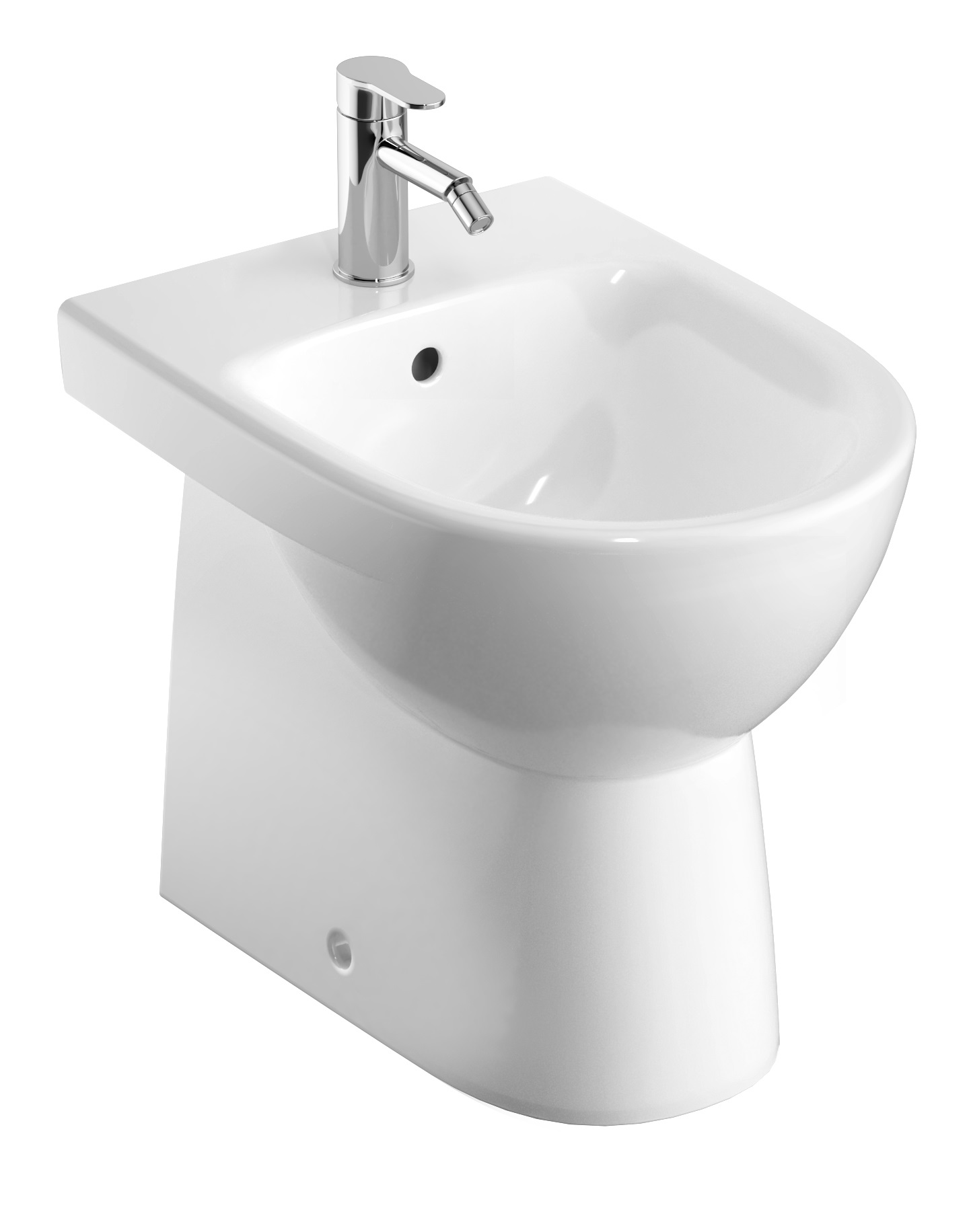Geberit Selnova Compact bidé de pie blanco 500.482.01.7