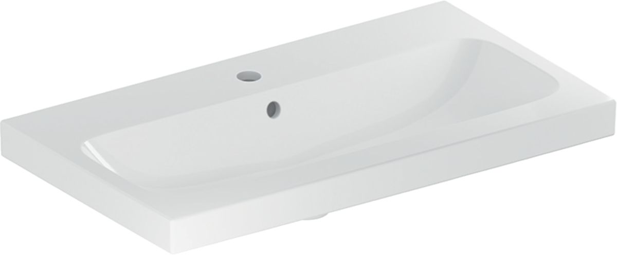 Geberit iCon lavabo 75x42 cm rectangular para mueble blanco 501.842.00.2