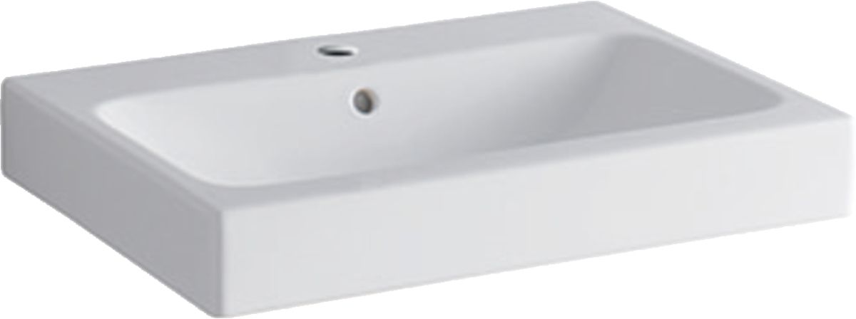Geberit iCon lavabo 60x48 cm rectangular para mueble blanco 124060600