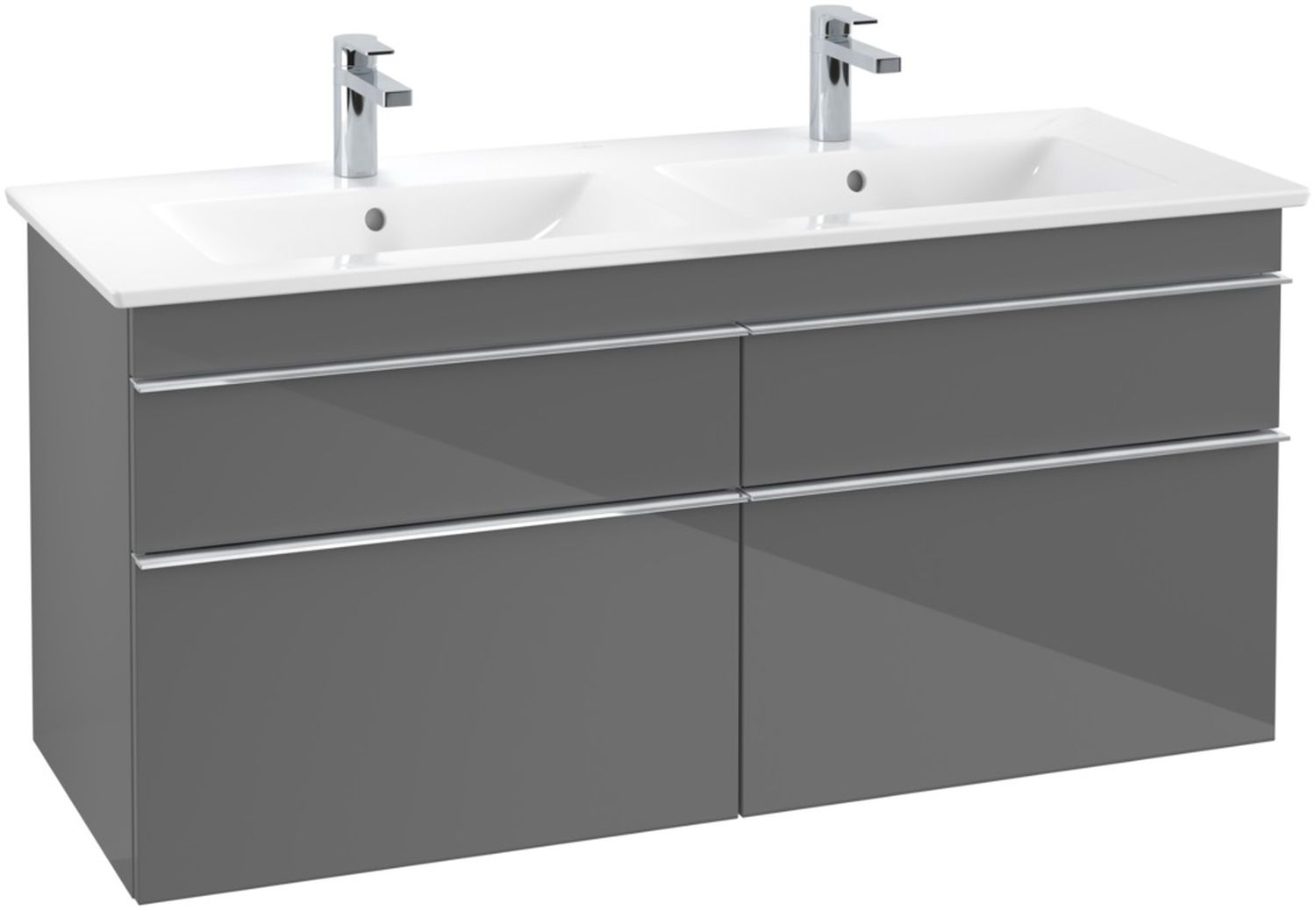 Villeroy & Boch Venticello armario 125.3x50.2x59 cm suspendido, para lavabo gris A93001FP