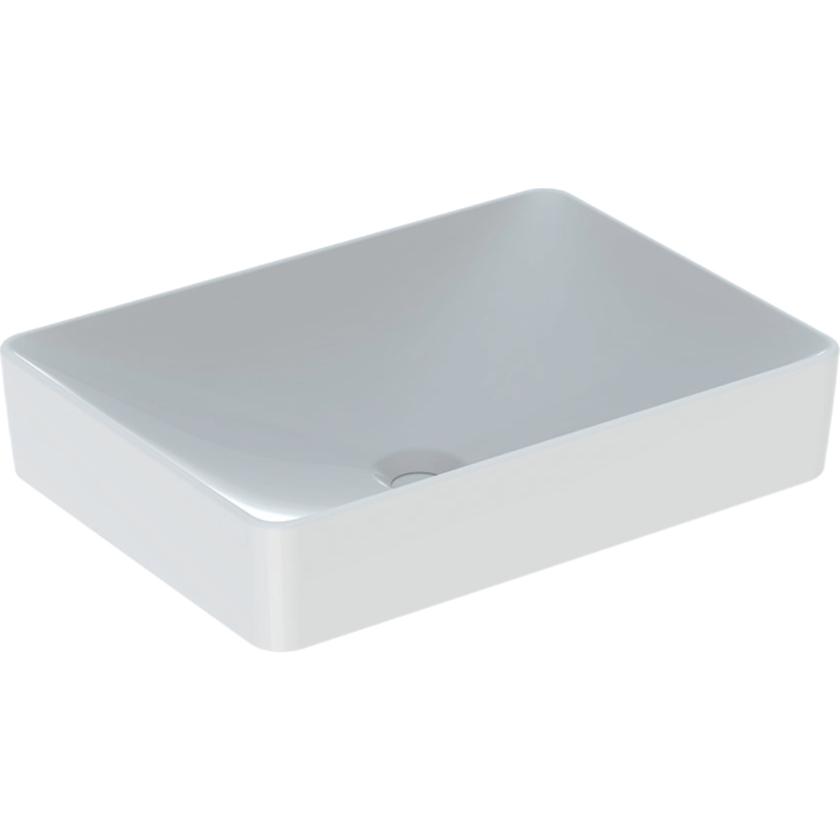Geberit Variform lavabo 55x40 cm rectangular sobre encimera blanco 500.779.01.2