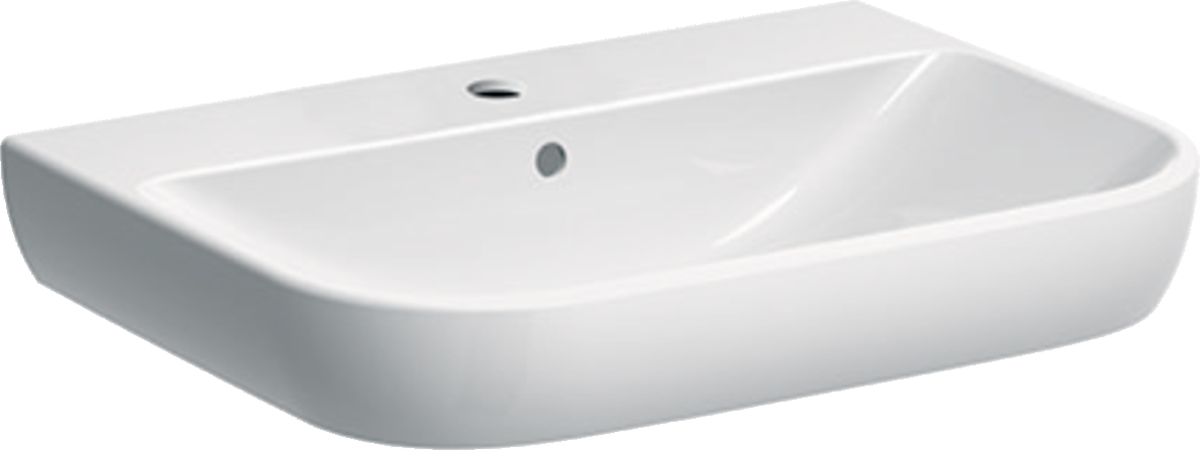 Geberit Smyle Square lavabo 65x48 cm rectangular clásico blanco 500.230.01.8
