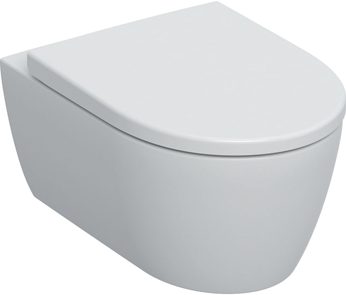 Geberit iCon conjunto taza de inodoro + tapa suspendido sin reborde blanco brillante 501.664.00.8