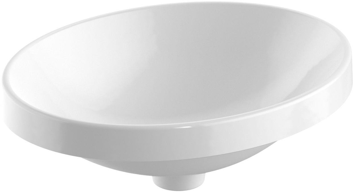 Geberit Variform lavabo 50x40 cm oval empotrado blanco 115.672.JM.2