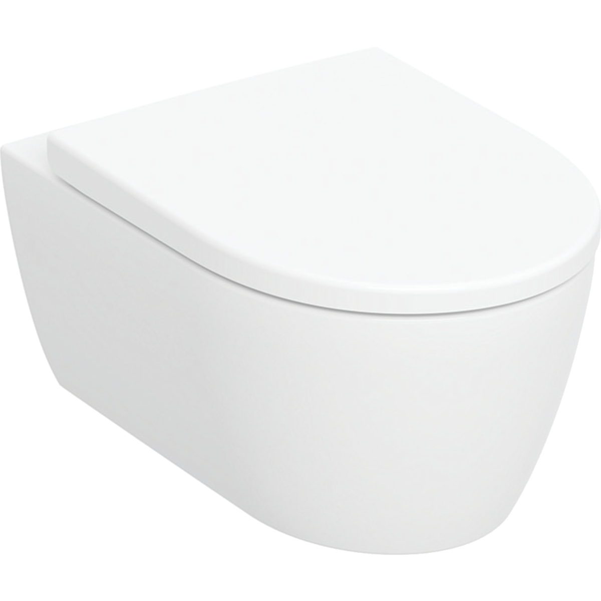 Geberit iCon conjunto taza de inodoro + tapa suspendido sin reborde blanco brillante 501.664.00.1