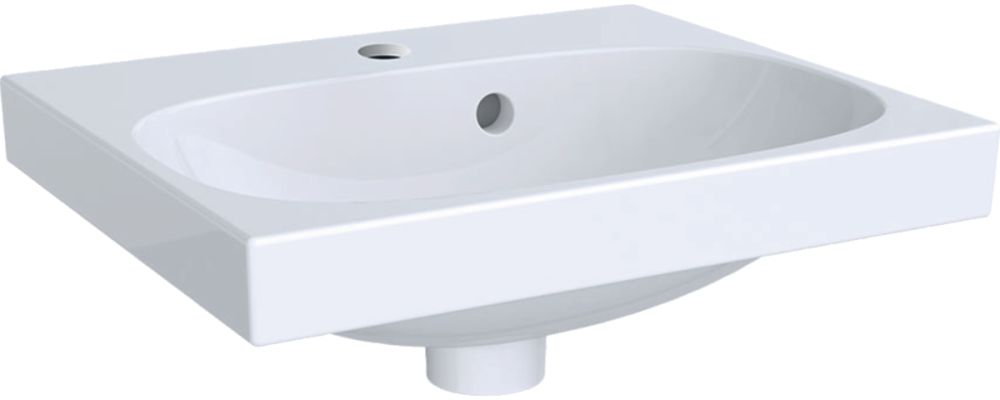 Geberit Acanto lavabo 45x38 cm rectangular para mueble blanco 500.636.01.8