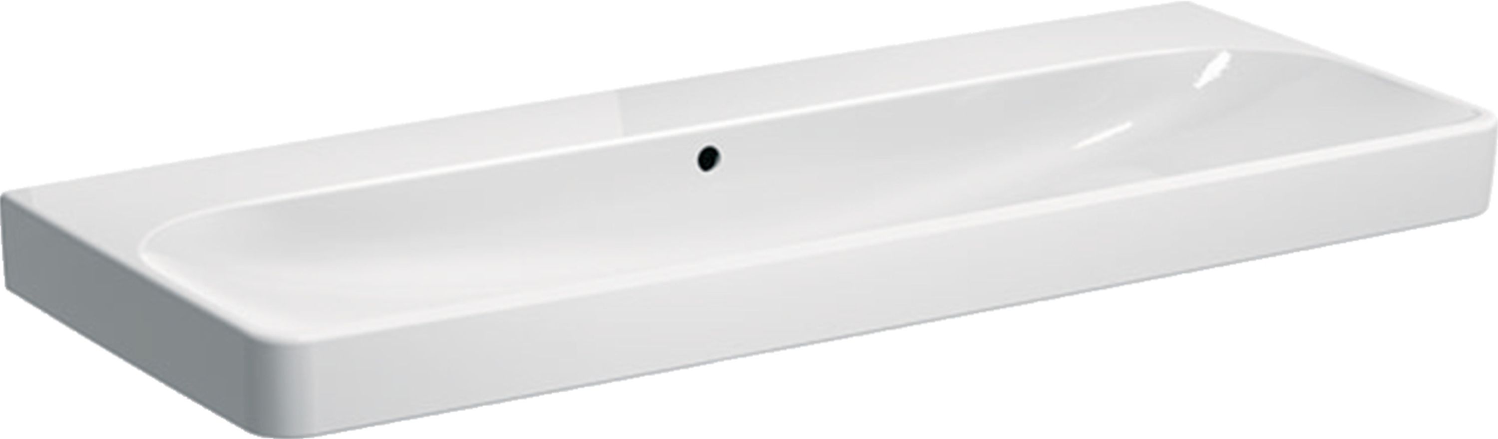 Geberit Smyle Square lavabo 120x48 cm rectangular clásico-para mueble-empotrado blanco 500.225.01.1