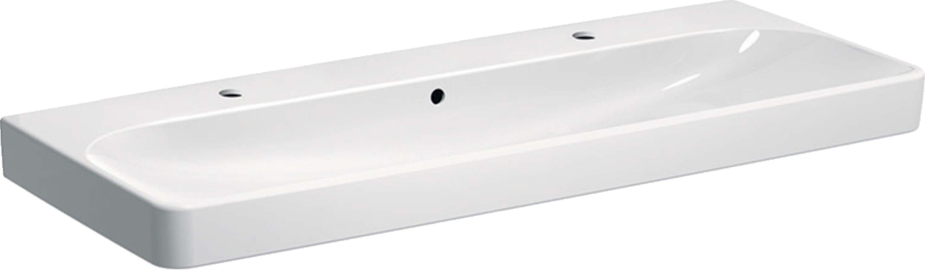 Geberit Smyle Square lavabo 120x48 cm rectangular clásico-para mueble-empotrado blanco 500.253.01.1