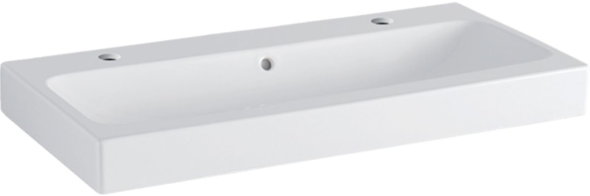 Geberit iCon lavabo 90x48.5 cm rectangular para mueble blanco 502.924.00.1