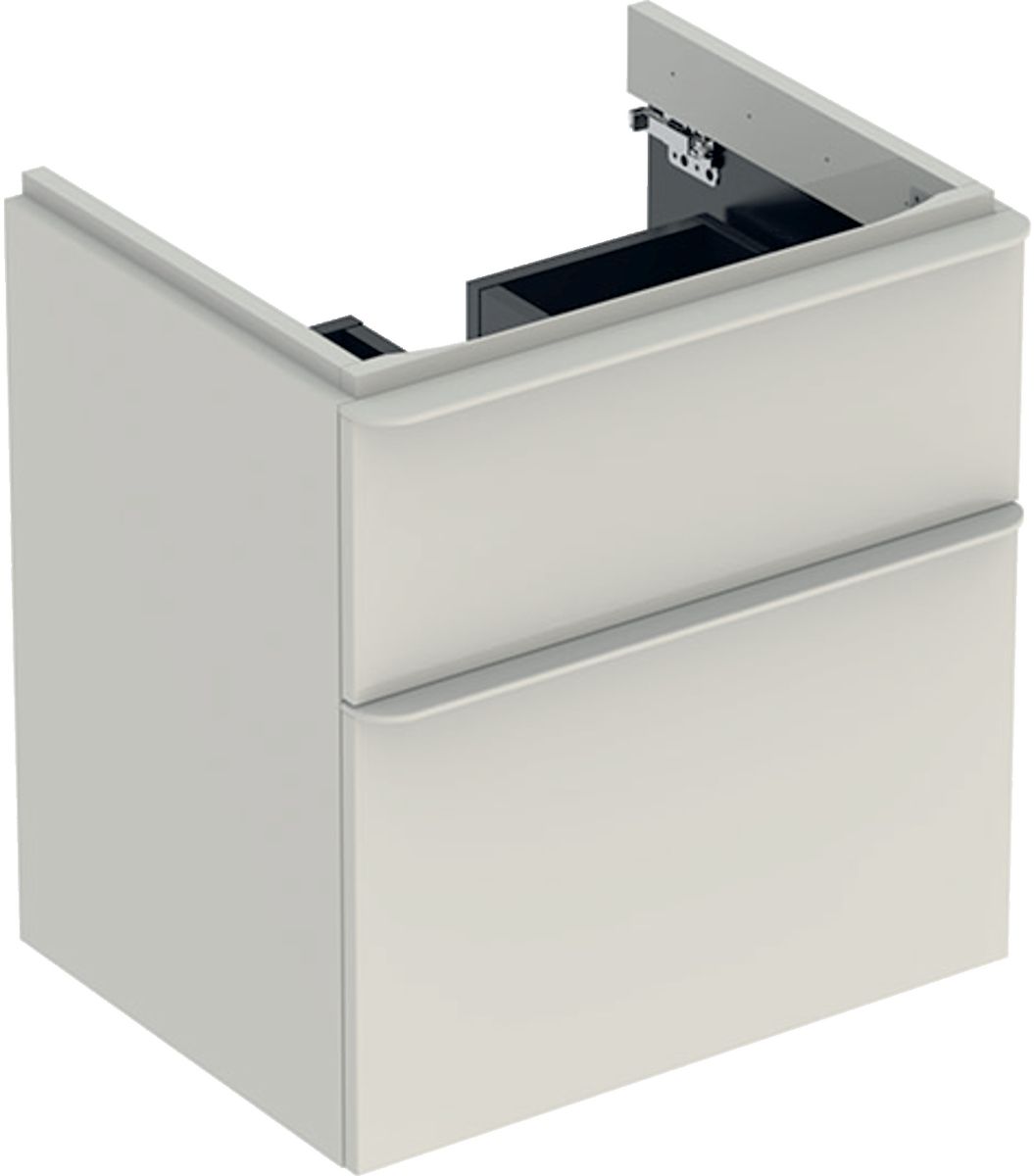 Geberit Smyle Square armario 58.4x47x61.7 cm suspendido, para lavabo gris 500.352.JL.1