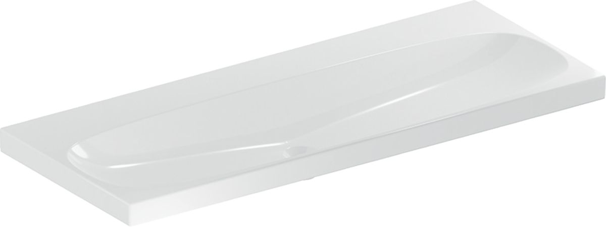 Geberit Acanto lavabo 120x48 cm rectangular para mueble blanco 501.880.00.8