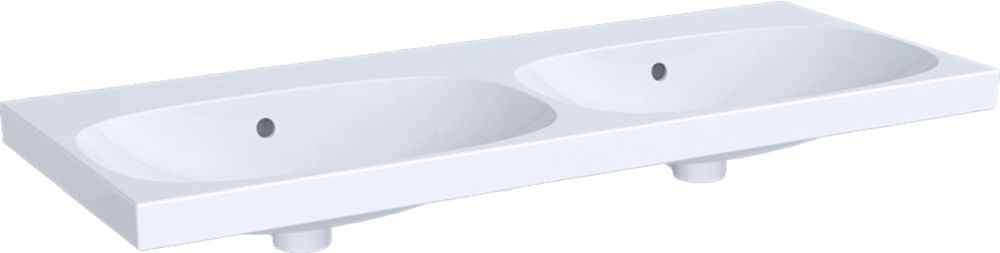 Geberit Acanto lavabo 120x48 cm rectangular para mueble blanco 500.628.01.8