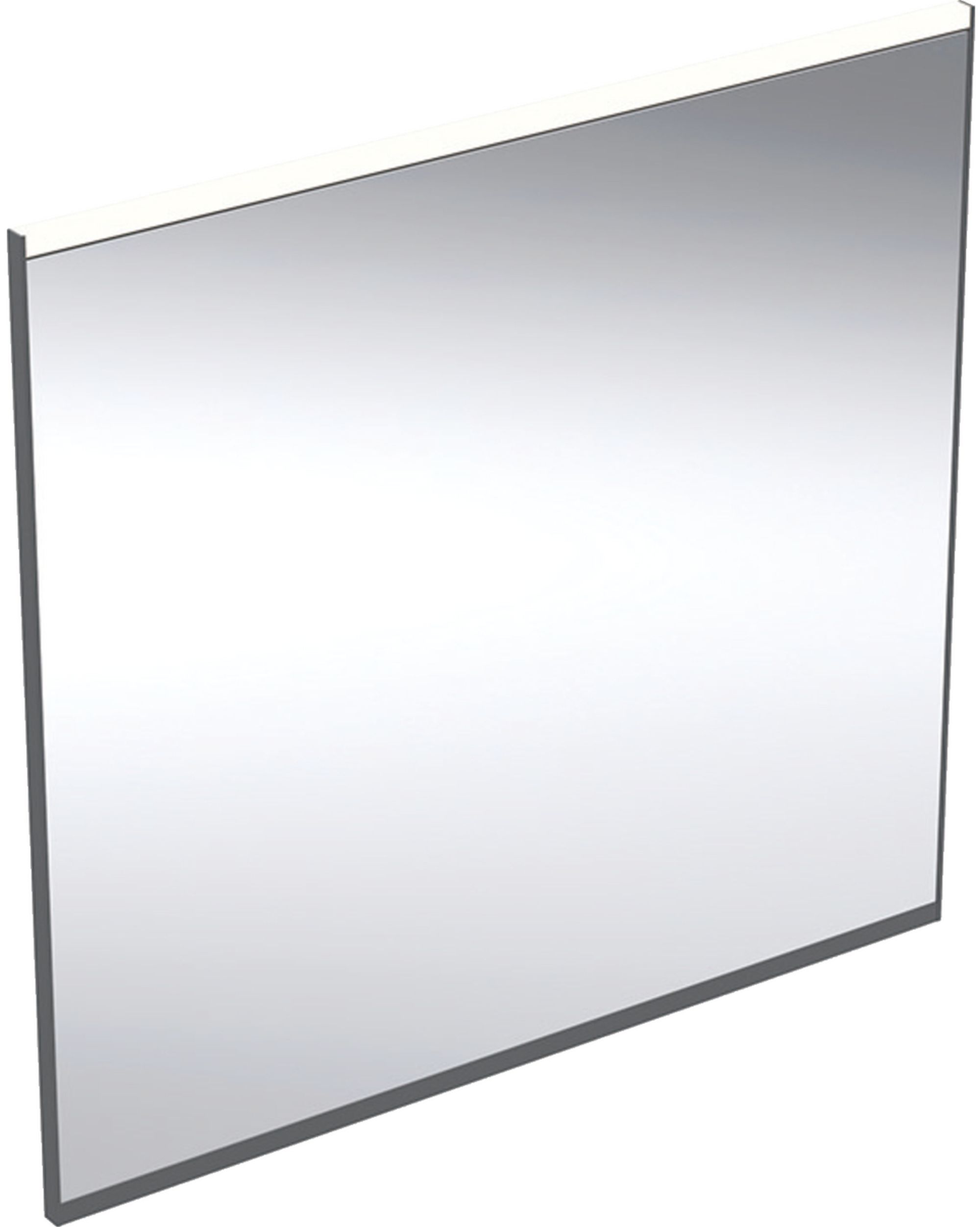Geberit Option Plus Square espejo 75x70 cm rectangular con iluminación con lámina calefactora 502.782.14.1