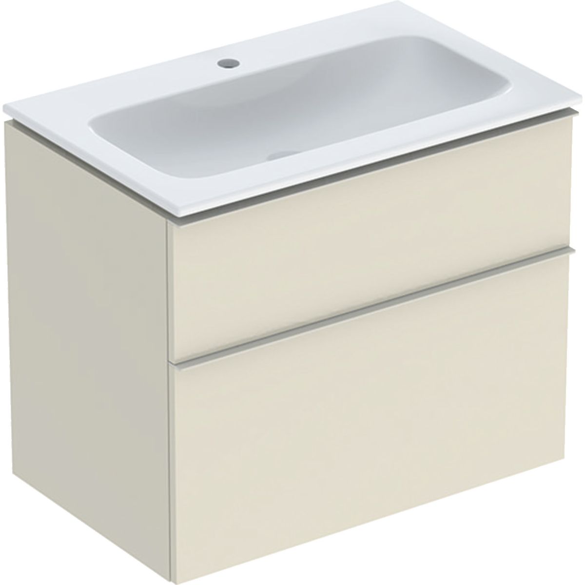 Geberit iCon lavabo con mueble 75 cm gris 502.332.JL.1