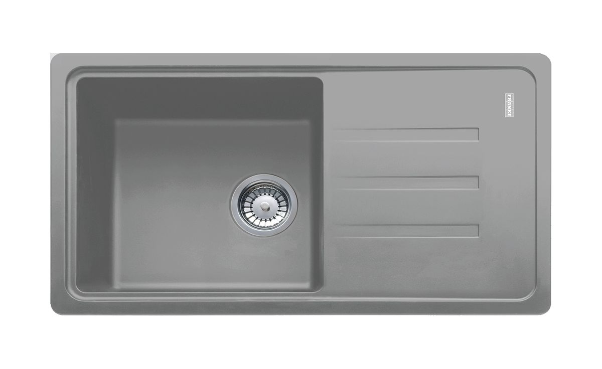 Franke Bliss fregadero de granito 78x43.5 cm gris/grafito/ónix 114.0676.309