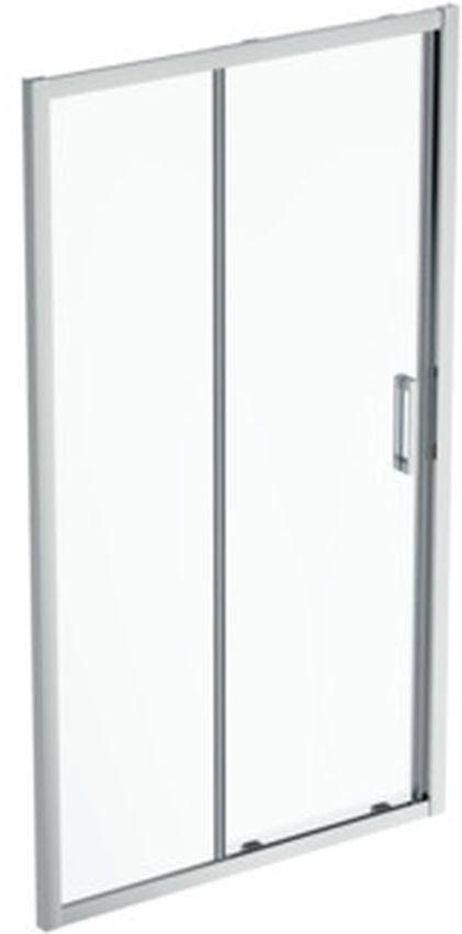 Ideal Standard Connect 2 puerta de ducha 115 cm corredera plata mate/vidrio transparente K9276EO