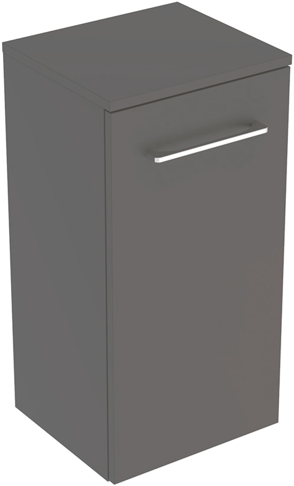 Geberit Selnova Square armario 33x29.7x65 cm suspendido, lateral volcánico 501.273.00.1