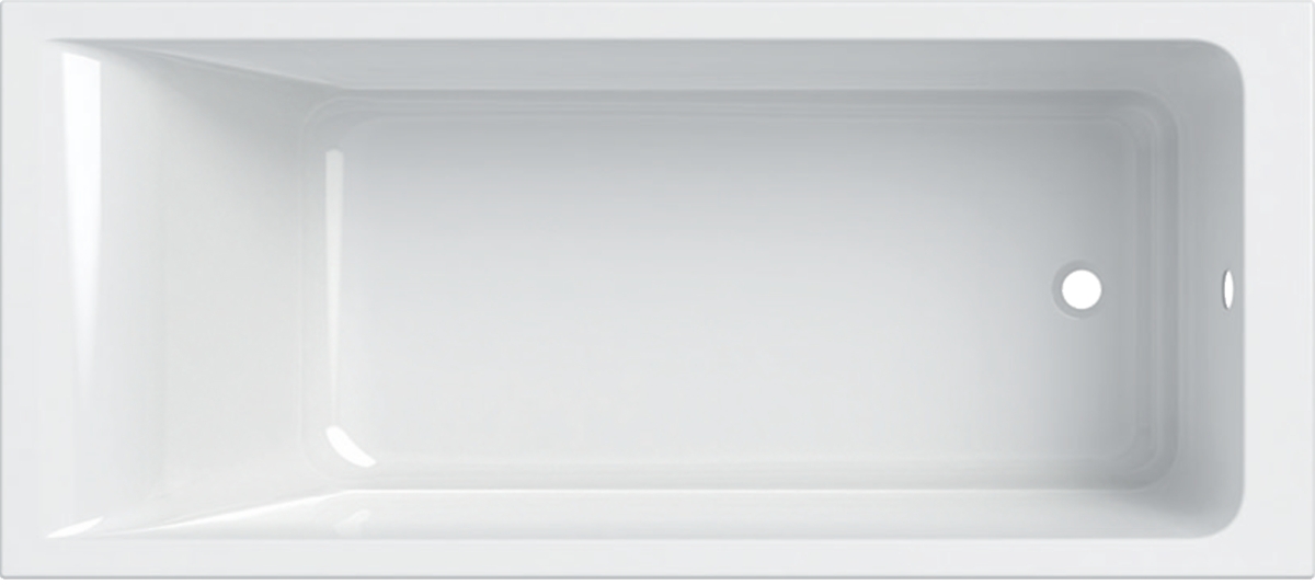 Geberit Selnova Square bañera rectangular 170x75 cm blanco 554.385.01.1