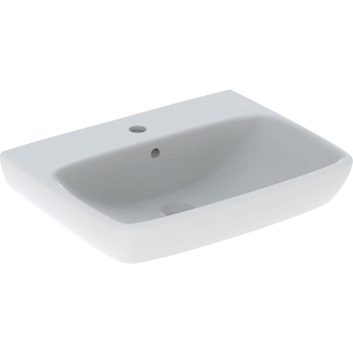 Geberit Selnova Square lavabo 60x46 cm rectangular clásico blanco 500.300.01.7