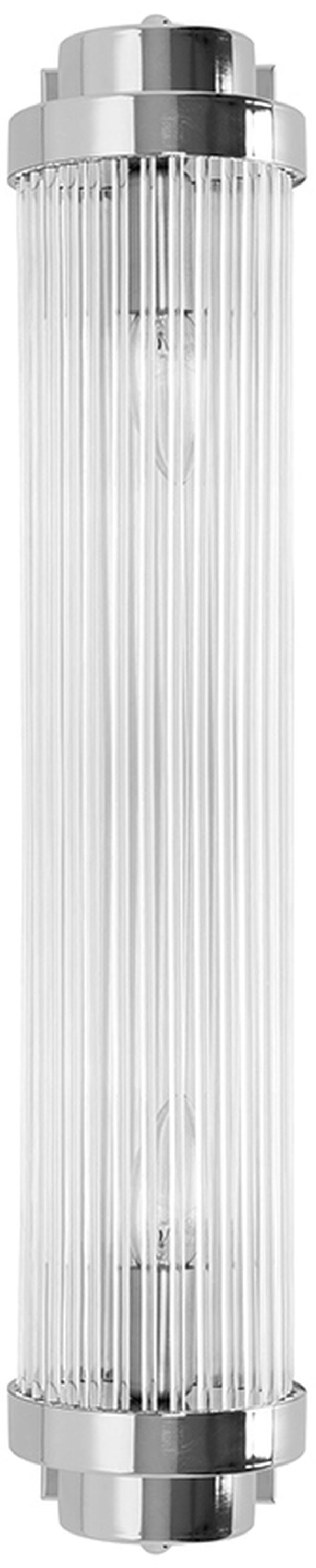 Moosee Column lámpara de pared 2x40 W transparente-plata MSE010100362