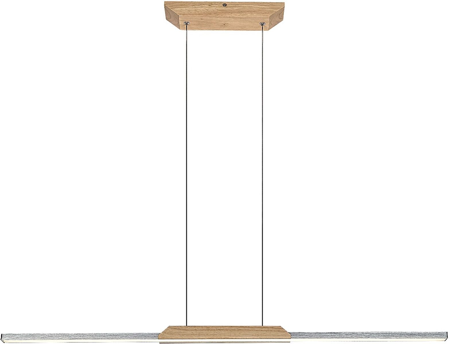 Rabalux Tamur lámpara colgante 1x26 W blanco-madera 72084