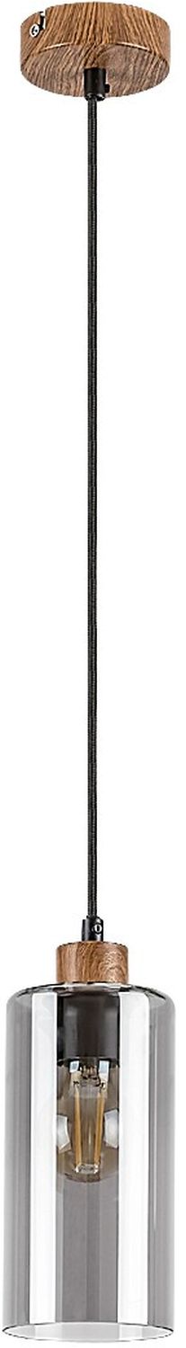 Rabalux Tanno lámpara colgante 1x25 W humado-madera 72141