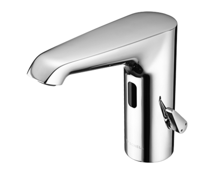 Schell Xeris S grifo para lavabo de pie electrónico cromo 12970699