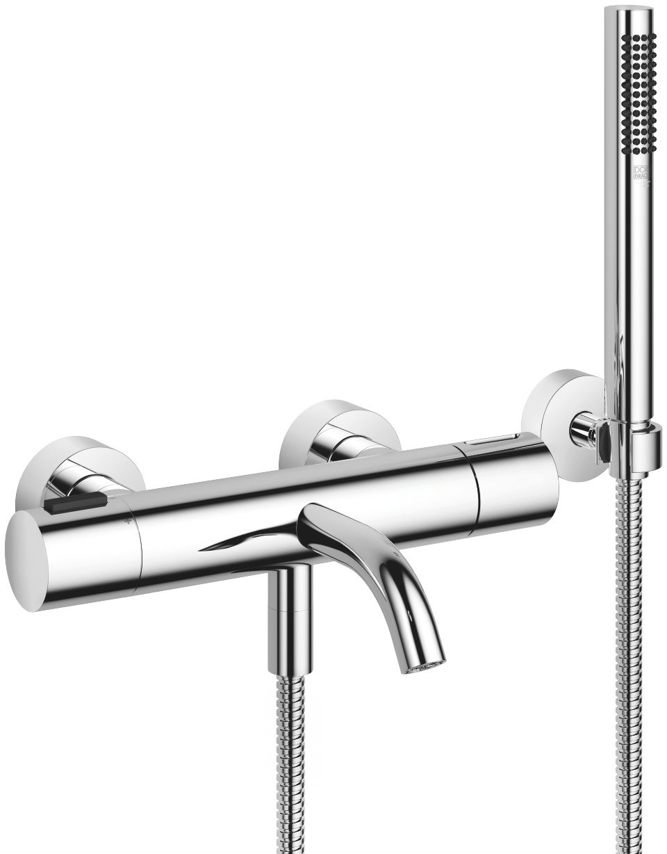 Dornbracht Meta grifo de bañera y ducha a pared con termostato cromo 34234979-00