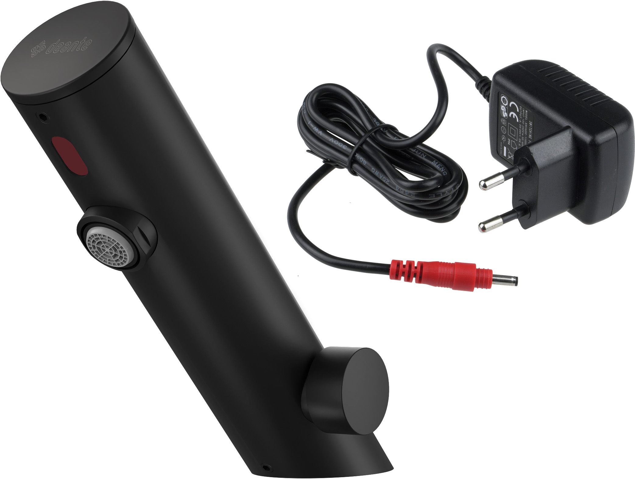 Deante Sense grifo para lavabo de pie electrónico negro BQRN29V