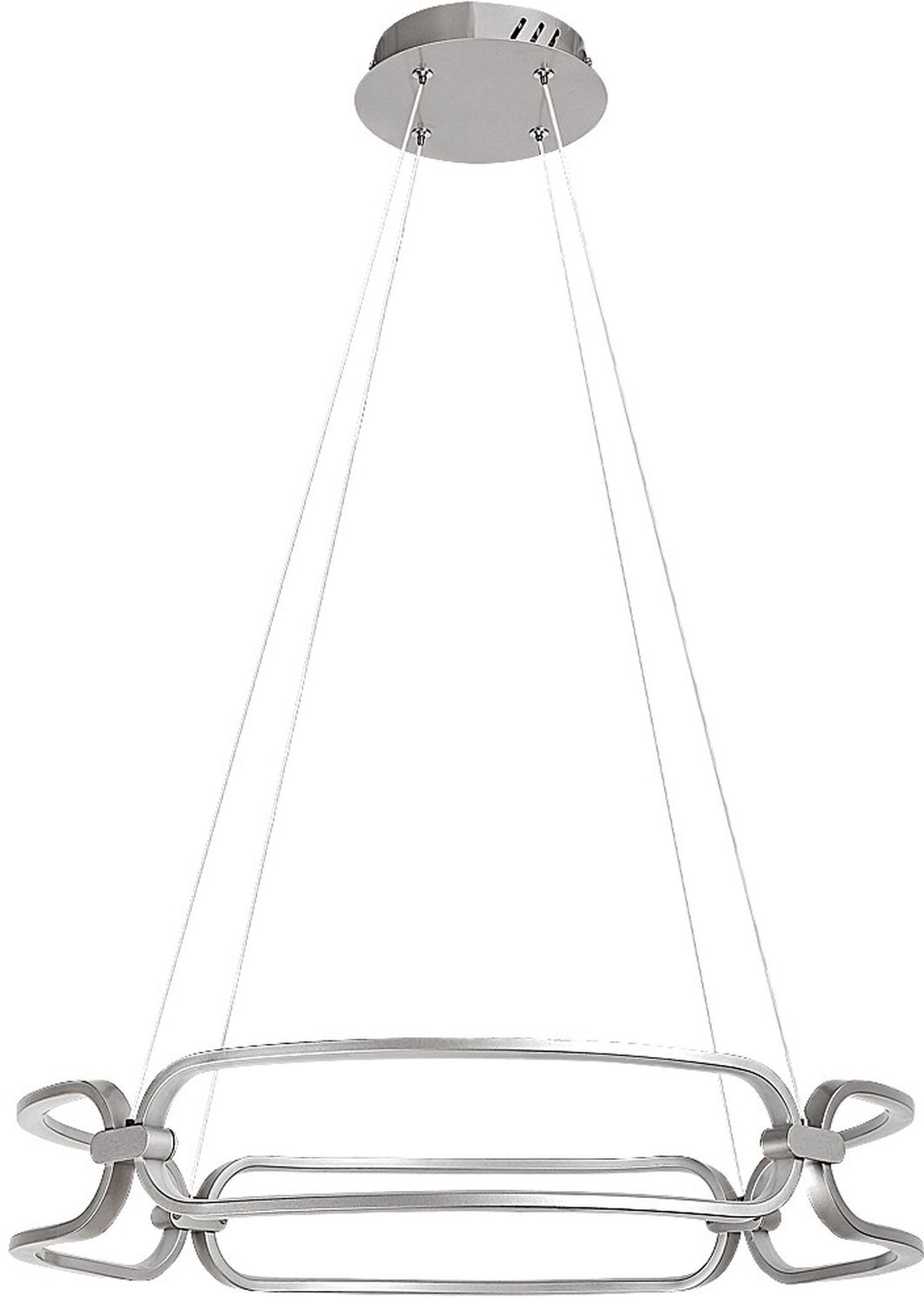 Rabalux Fringilla lámpara colgante 1x67 W blanco-cromo-satinado 72010
