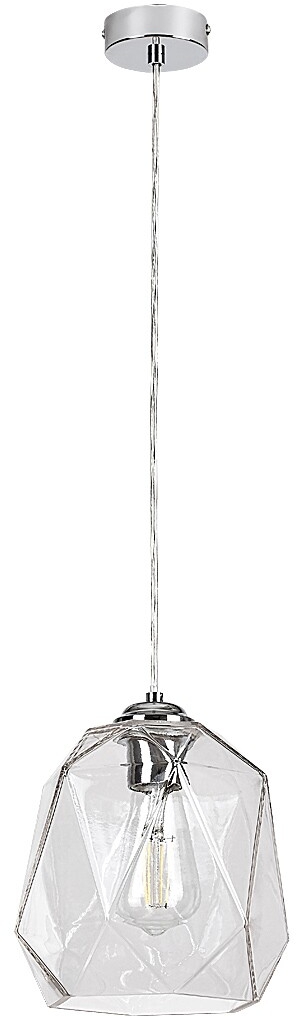 Rabalux Shivani lámpara colgante 1x40 W cromo-transparente 72012