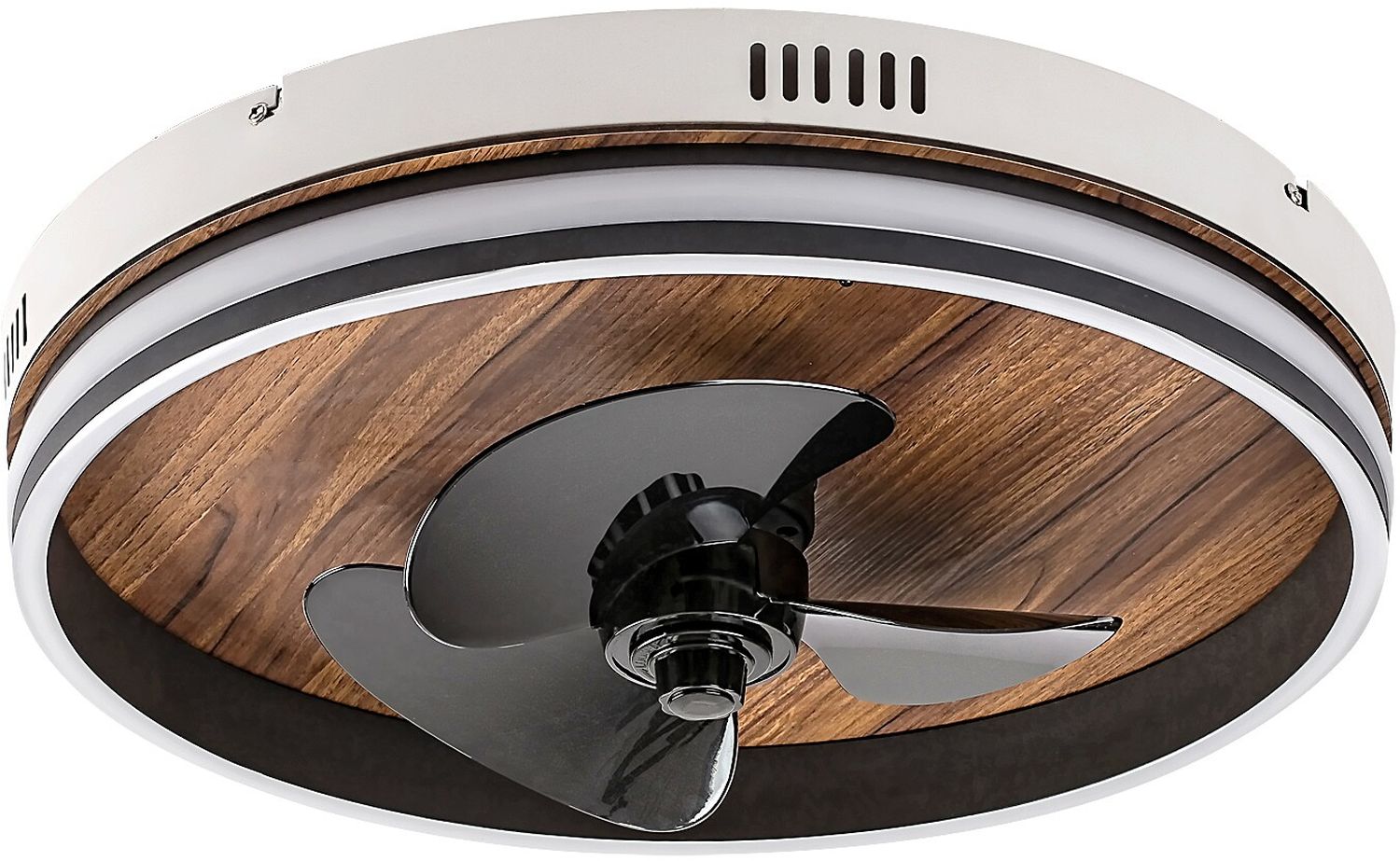 Rabalux Faustine lámpara de techo 1x30 W blanco-negro-madera 71016