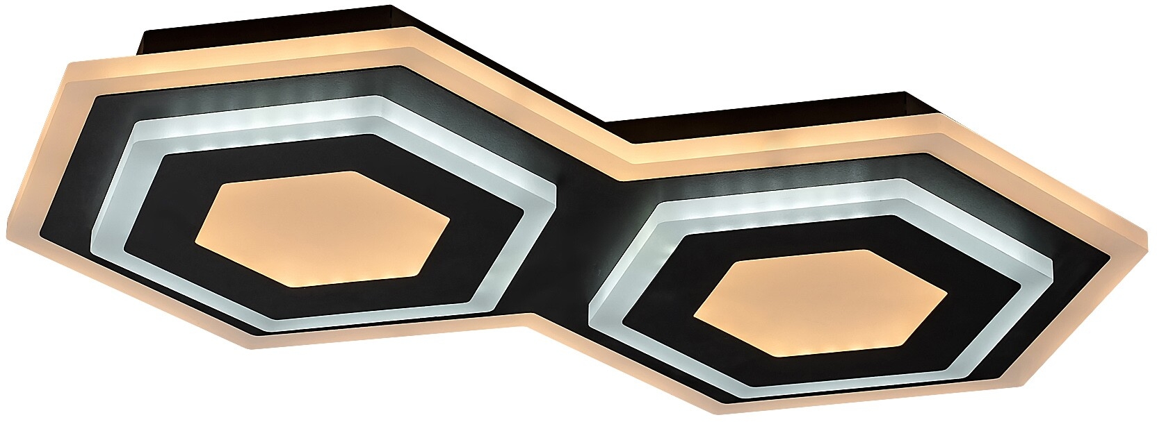 Rabalux Bitsi lámpara de techo 1x44 W negro-amarillo 71114