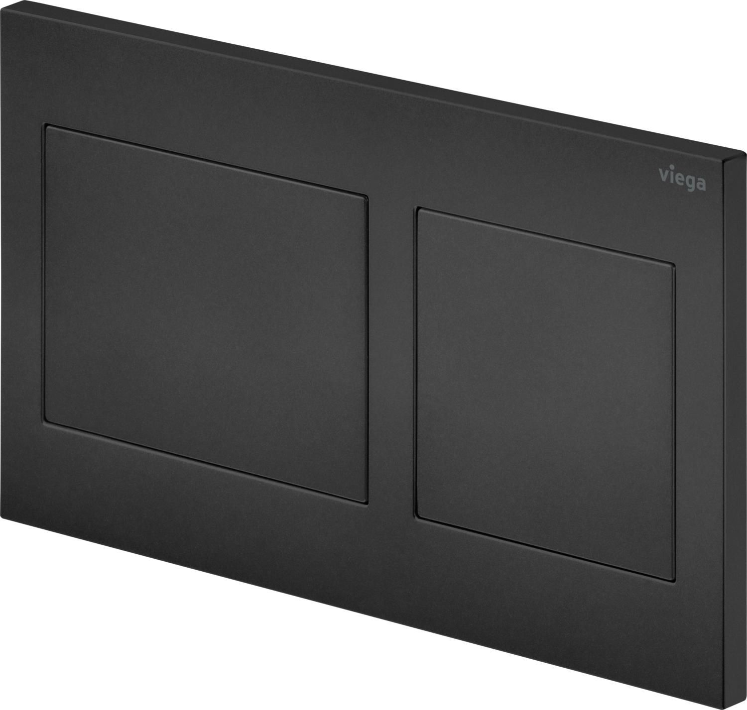 Viega Visign botón de descarga para WC negro 801724